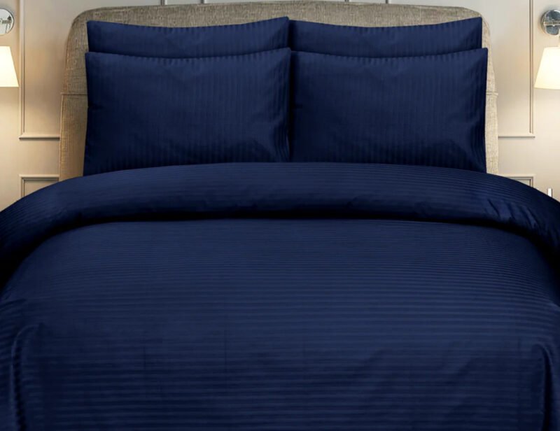 Blue Stripe Bed set 6 pcs - Image 2