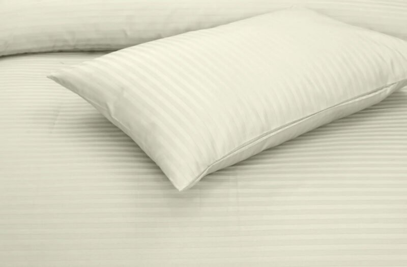 Cream Stripe Bedsheet Set - Image 2