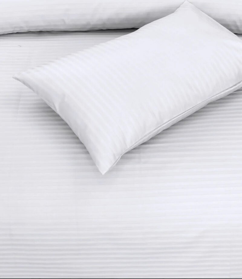 White Stripe Bedsheet Set - Image 3