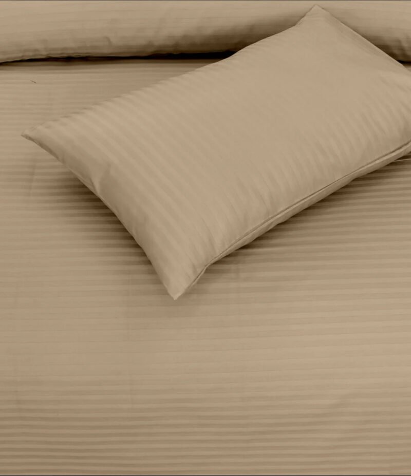 Light Brown Stripe Bed set 6 pcs - Image 4
