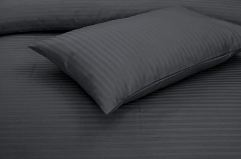 Grey Stripe Bedsheet Set - Image 5
