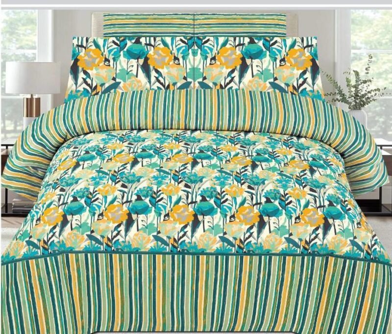 MBCBS-036 Premium Cotton 3 pcs bedsheet set