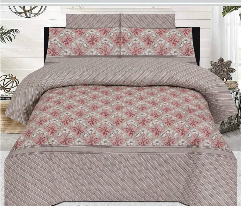 MBCBS-038 Premium Cotton 3 pcs bedsheet set
