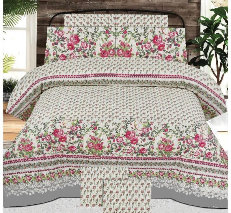 MBCBS-049 Premium Cotton 3 pcs bedsheet set