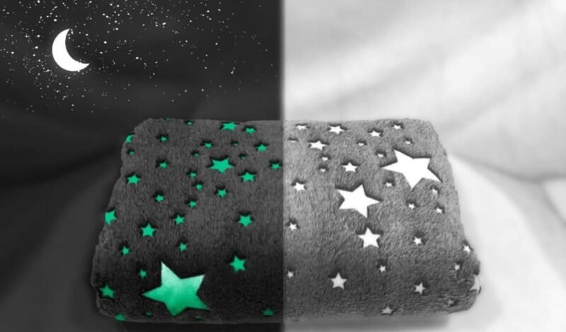 Glow in the Dark Fleece Blanket - Image 2