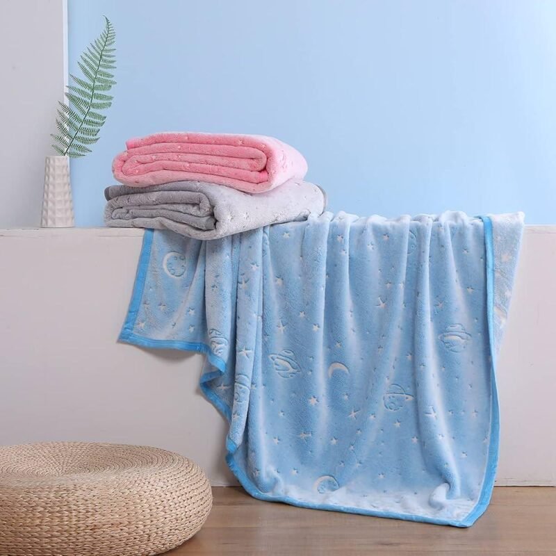 Glow in the Dark Fleece Blanket - Image 5